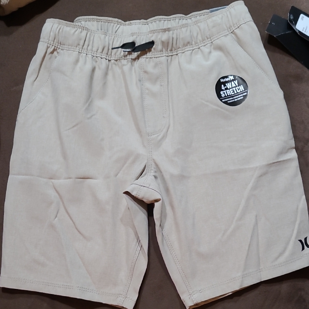 Hurley Kids' Tan Stretch Shorts